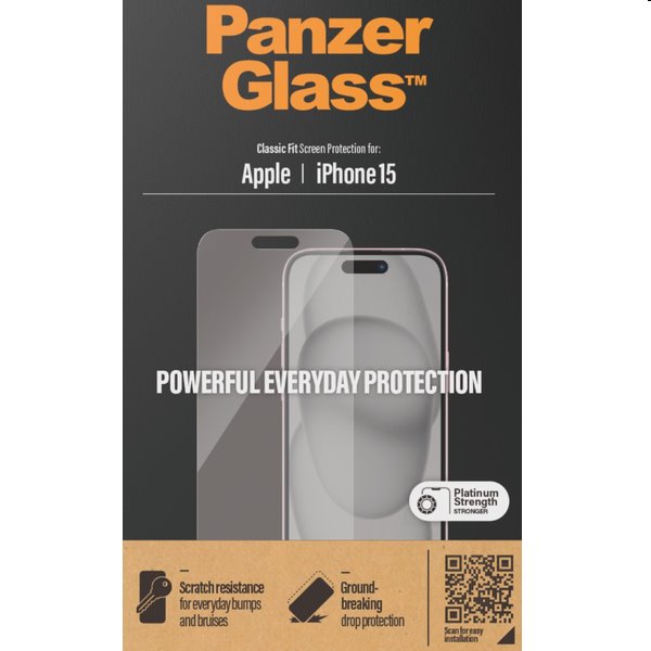 Ochranné sklo PanzerGlass pro Apple iPhone 15