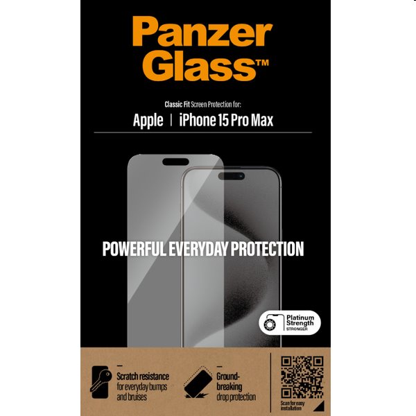 Ochranné sklo PanzerGlass pro Apple iPhone 15 Pro Max
