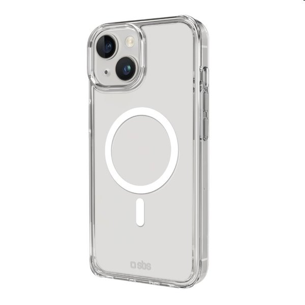 SBS Pouzdro Light Mag pro Apple iPhone 15 Plus/14 Plus, transparentní