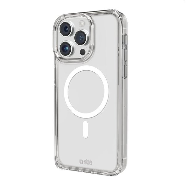 SBS Pouzdro Light Mag pro Apple iPhone 15 Pro Max, transparentní