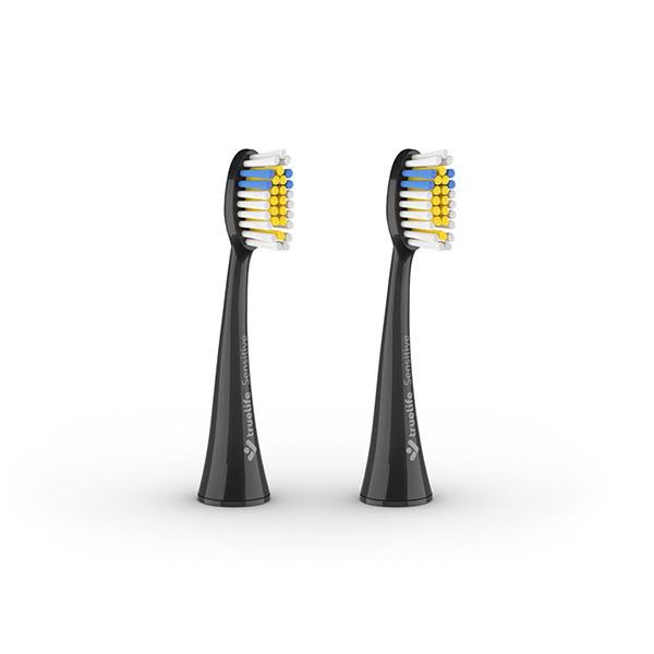 TrueLife SonicBrush K-series heads Sensitive black 2 pack