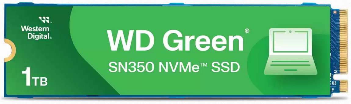 WD Green SN350 SSD 1TB M.2 NVMe Gen3 3200/2500 MBps WD Green SN350 SSD 1TB M.2 NVMe Gen3 3200/2500 MBps