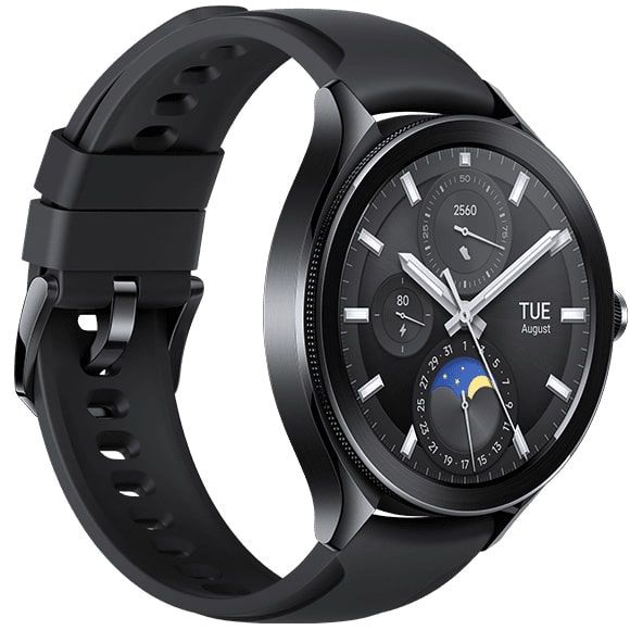Xiaomi Watch 2 Pro-Bluetooth® Black Case with Black FluororubberStrap Xiaomi Watch 2 Pro-Bluetooth® Black Case with Black FluororubberStrap