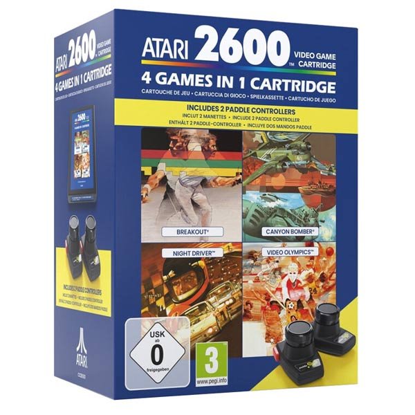 ATARI 2600+ 4 Games in 1 Paddle Pack ATARI 2600+ 4 Games in 1 Paddle Pack