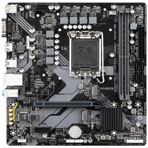 Gigabyte B760M H DDR4, Intel B760, LGA1700, 2xDDR4, mATX