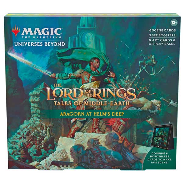 Kartová hra Magic: The Gathering The Lord of the Rings: Tales of Middle Earth Box Aragorn at Helm\'s Deep Scene