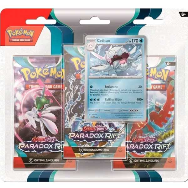 Kartová hra Pokémon TCG: Scarlet & Violet Paradox Rift 3 Blister Cetitan (Pokémon) Kartová hra Pokémon TCG: Scarlet & Violet Paradox Rift 3 Blister Cetitan (Pokémon)