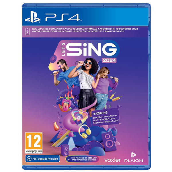 Let’s Sing 2024 bez mikrofonu PS4