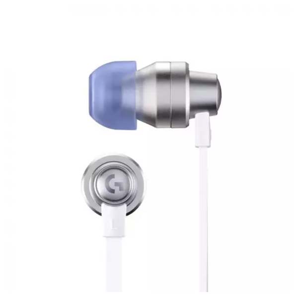 Logitech G333 - herní sluchátka do uší, 3,5mm + USB-C, bílá