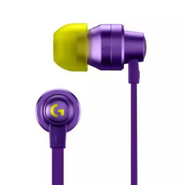 Logitech G333 - herní sluchátka do uší, 3,5mm + USB-C, fialová
