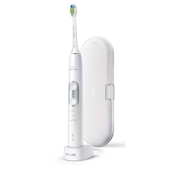 Philips Sonicare ProtectiveClean 6100 series, HX6877/28, Sonický elektrický zubní kartáček bílý