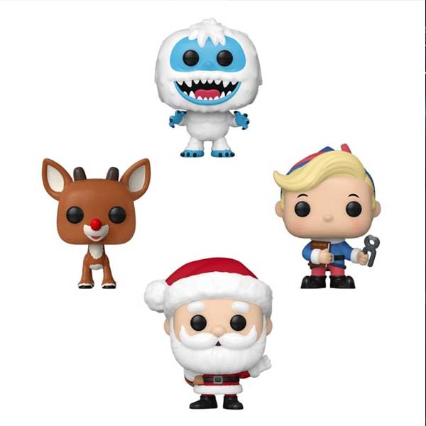POP! 4-Pack: Tree Holiday The Rudolph Red Nosed Reindeer (Pocket POP!)