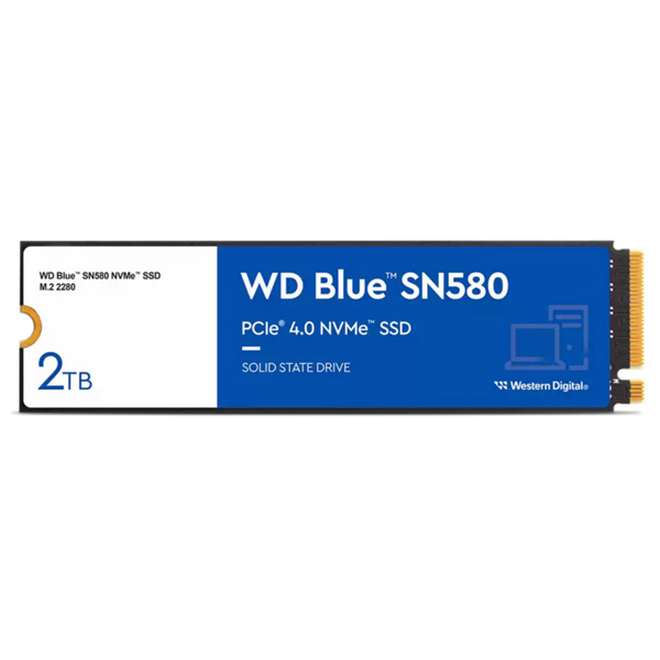 WD Blue SN580 SSD 2TB M.2 NVMe Gen4 4150/4150 MBps WD Blue SN580 SSD 2TB M.2 NVMe Gen4 4150/4150 MBps