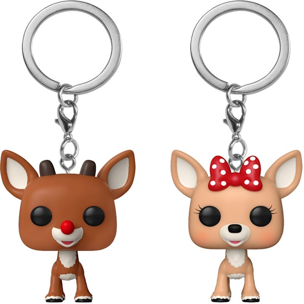 Funko POP! 2 Pack Klíčenky Rudolph and Clarice (Rudolph The Red-Nosed Reindeer)