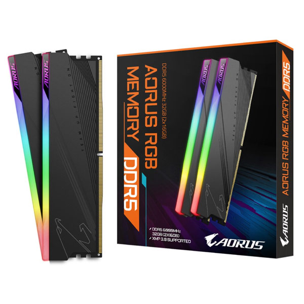 GIGABYTE AORUS RGB 32GB kit DDR5 6000MHz