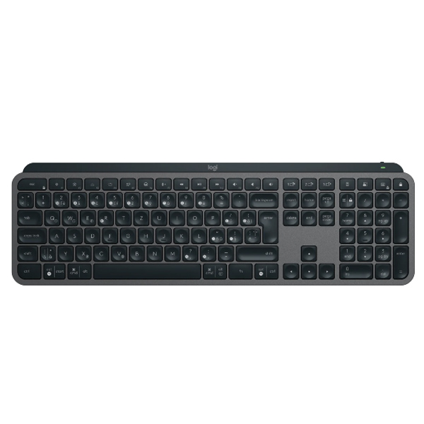 Logitech MX Keys S bezdrátová podsvícená klávesnice US - grafitová