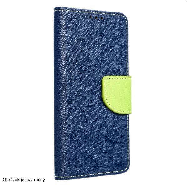 Pouzdro FANCY Book pro Motorola Moto G14, modré/zelené