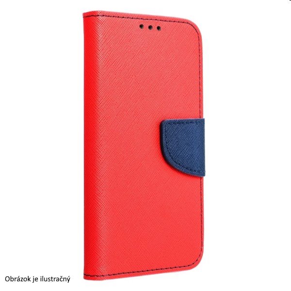 Pouzdro FANCY Book pro Xiaomi Redmi Note 12S, červené/modré