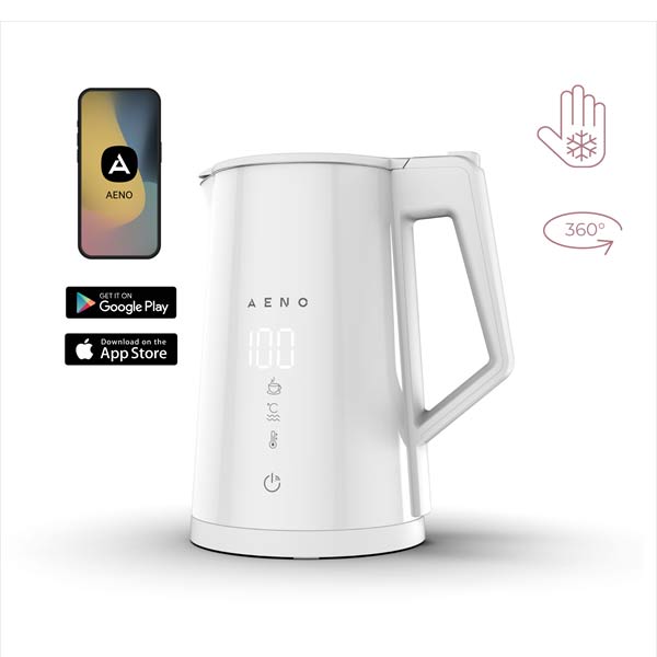 Aeno Rychlovarná konvice EK8S - 1,7l, SMART, bílá Aeno Rychlovarná konvice EK8S - 1,7l, SMART, bílá