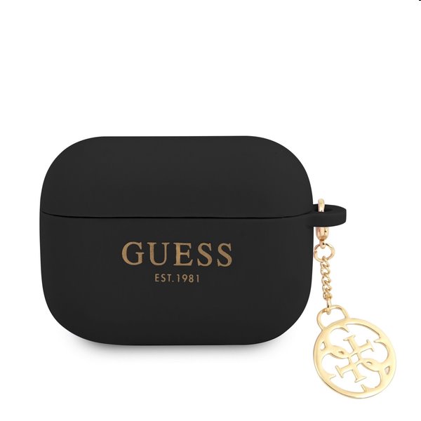 GUESS silikonový obal pro Apple AirPods Pro, černé GUESS silikonový obal pro Apple AirPods Pro, černé