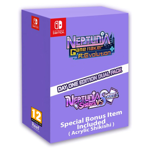 Neptunia Game Maker R:Evolution + Neptunia: Sisters VS Sisters (Day One Edition Dual Pack Plus) NSW