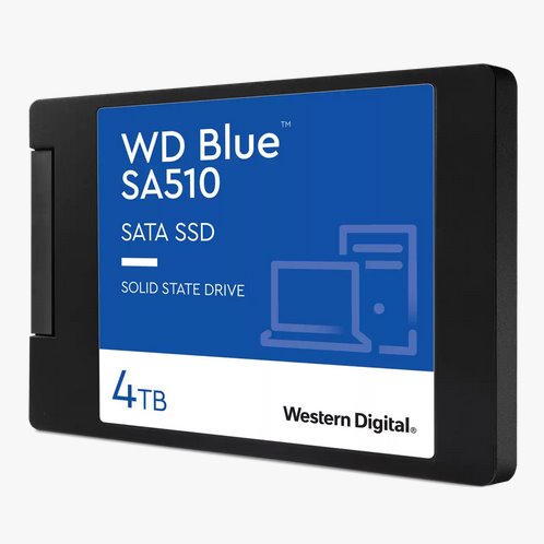 WD Blue SA510 SSD 4TB 2,5" SATA WD Blue SA510 SSD 4TB 2,5" SATA