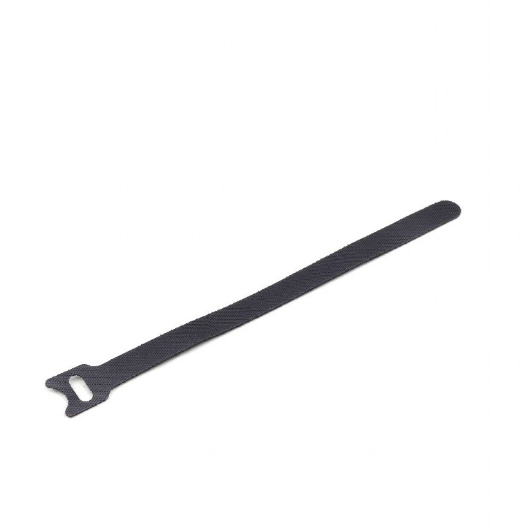 CABLEXPERT stahovacie pásky na suchý zip, 210 mm, čierne, 100ks v balení
