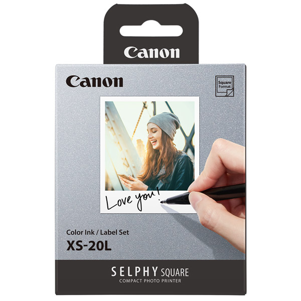 Levně Canon XS-20L papír + fólie (20 ks / 68 x 68 mm) pro QX10