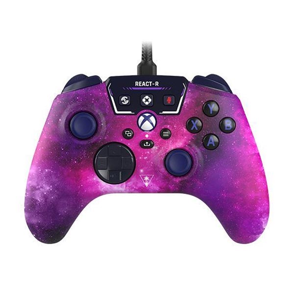 Herní ovladač Turtle Beach REACT-R Gamepad Nebula, fialový