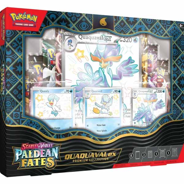 Kartová hra Pokémon TCG: Scarlet & Violet Paldean Fates Premium Collection Quaquaval EX (Pokémon) Kartová hra Pokémon TCG: Scarlet & Violet Paldean Fates Premium Collection Quaquaval EX (Pokémon)