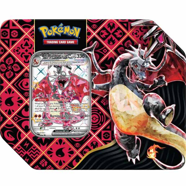 Kartová hra Pokémon TCG: Scarlet & Violet Paldean Fates Premium Tin Charizard EX (Pokémon) Kartová hra Pokémon TCG: Scarlet & Violet Paldean Fates Premium Tin Charizard EX (Pokémon)