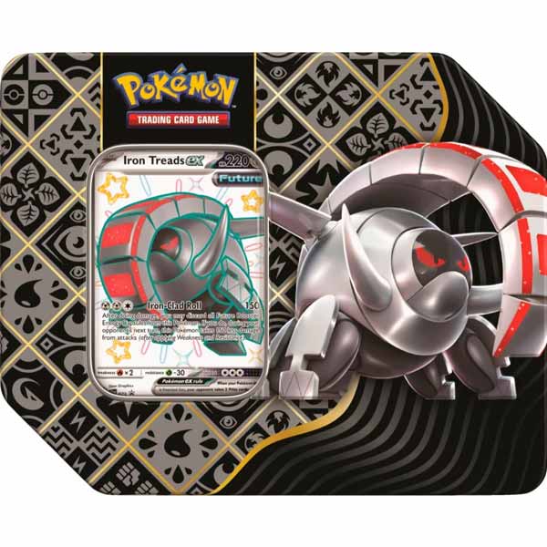 Levně Kartová hra Pokémon TCG: Scarlet & Violet Paldean Fates Premium Tin Iron Treads EX (Pokémon)