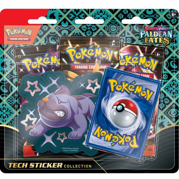 Levně Kartová hra Pokémon TCG: Scarlet & Violet Paldean Fates Tech Sticker Collection Maschiff (Pokémon)