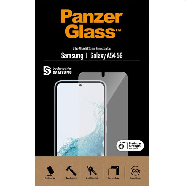 Levně Ochranné sklo PanzerGlass Re:fresh UWF s aplikátorem pro Samsung Galaxy A15/A15 5G, černé