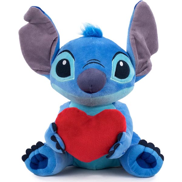 Levně Plyšák Stitch Heart (Disney) 30cm