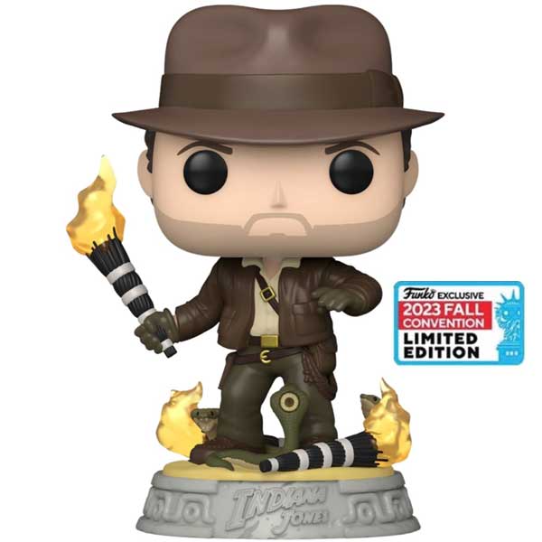 POP! Movies: Indiana Jones with Snake 2023 Fall Convention Limited Edition - OPENBOX (Rozbalené zboží s plnou zárukou)