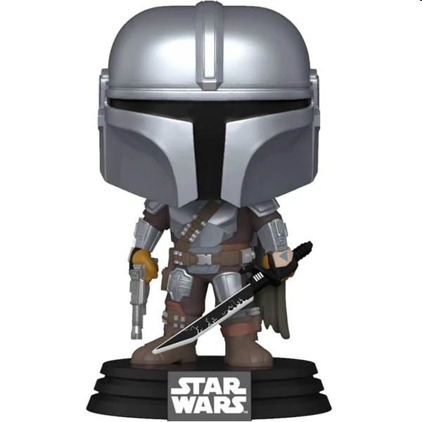 Levně POP! The Mandalorian with Darksaber (Star Wars: The Mandalorian)