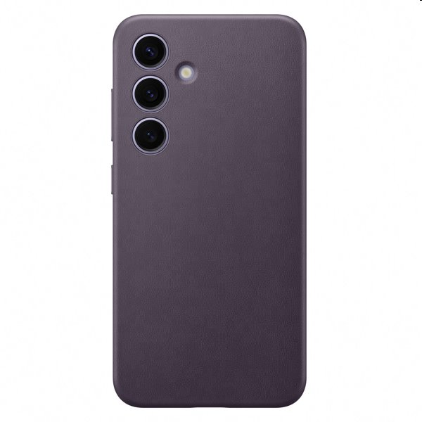 Levně Pouzdro Leather Cover pro Samsung S24, dark violet