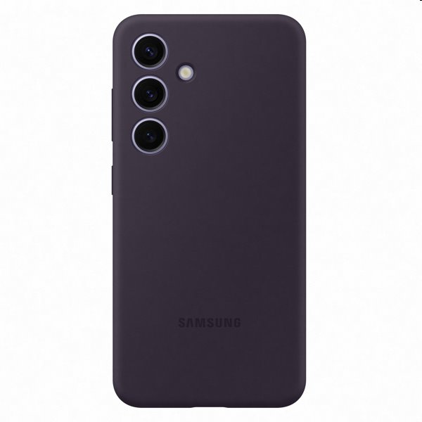 Pouzdro Silicone Cover pro Samsung Galaxy S24, dark violet