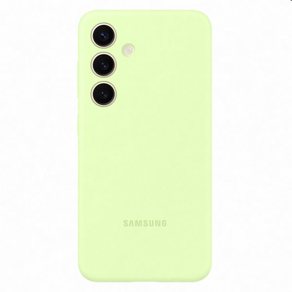 Levně Pouzdro Silicone Cover pro Samsung Galaxy S24, light green