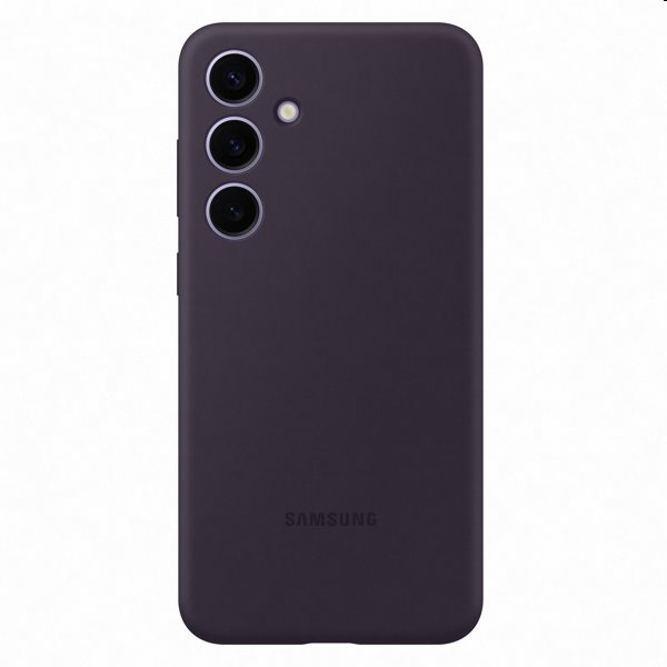 Pouzdro Silicone Cover pro Samsung Galaxy S24 Plus, dark violet