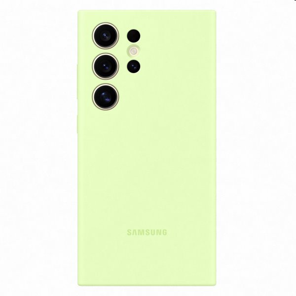 Pouzdro Silicone Cover pro Samsung Galaxy S24 Ultra, light green