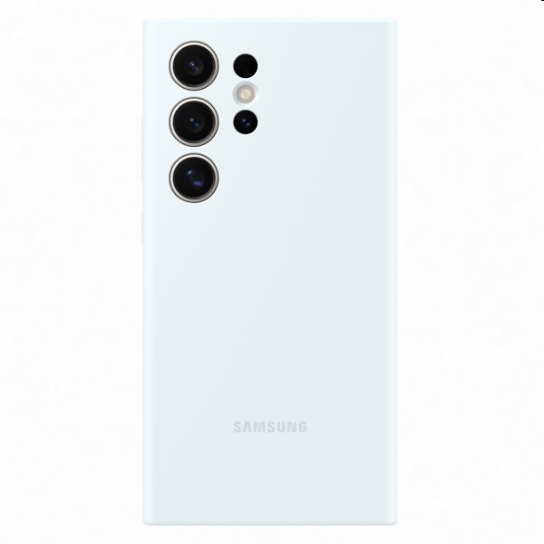 Levně Pouzdro Silicone Cover pro Samsung Galaxy S24 Ultra, white