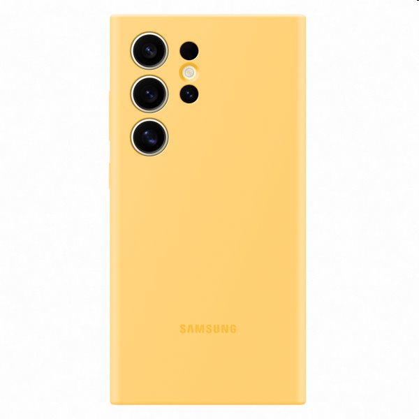 Levně Pouzdro Silicone Cover pro Samsung Galaxy S24 Ultra, yellow