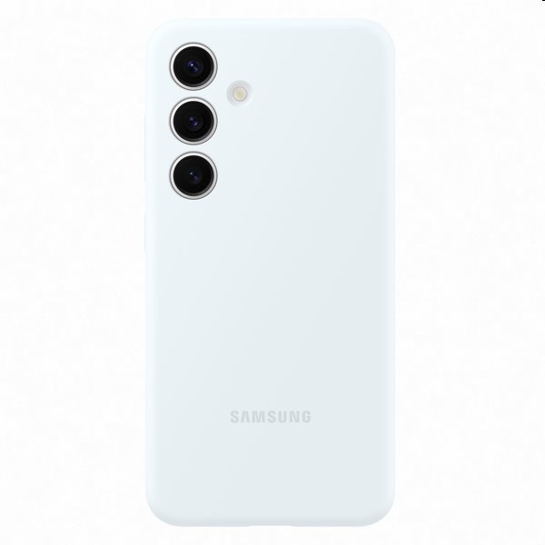 Pouzdro Silicone Cover pro Samsung Galaxy S24, white