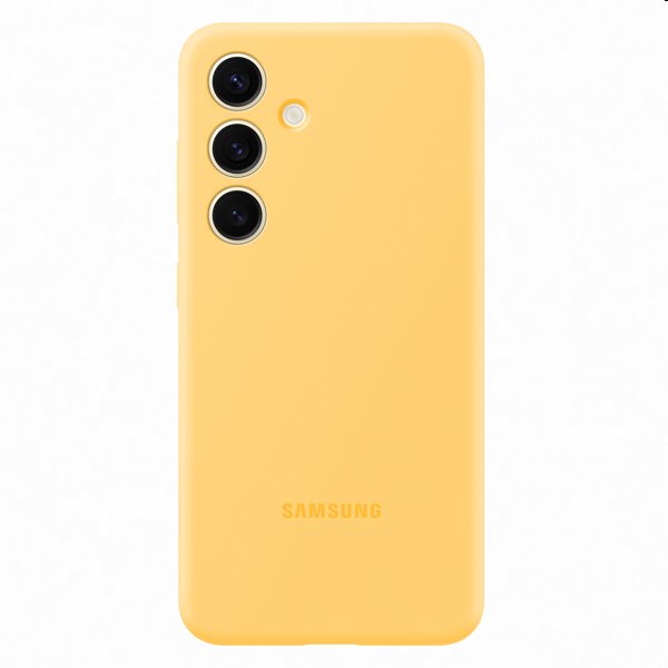 Levně Pouzdro Silicone Cover pro Samsung Galaxy S24, yellow