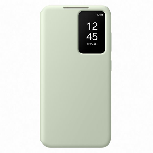 Levně Pouzdro Smart View Wallet pro Samsung Galaxy S24, light green