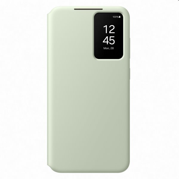 Levně Pouzdro Smart View Wallet pro Samsung Galaxy S24 Plus, light green
