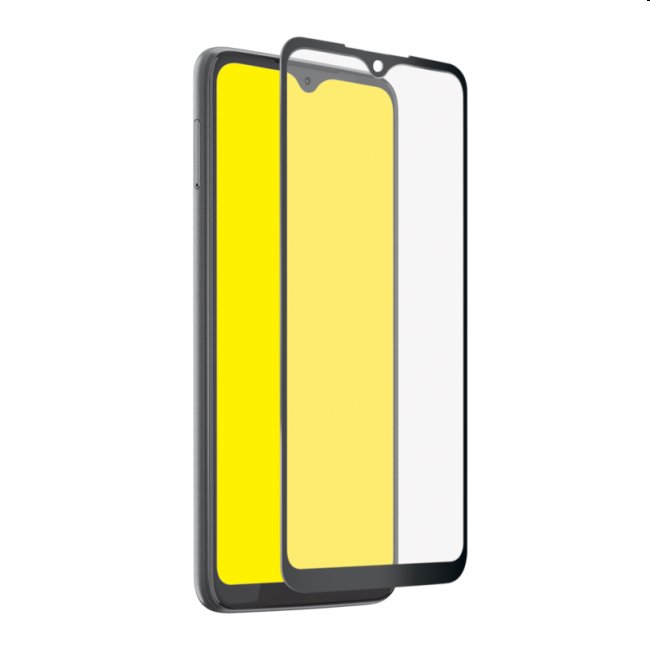 SBS Full Cover Glass Screen Protector for Motorola MotoG30/G20/G10/G9 Play/E7 Plus/E7 Power, black - OPENBOX (Rozbalené zboží s plnou zárukou)