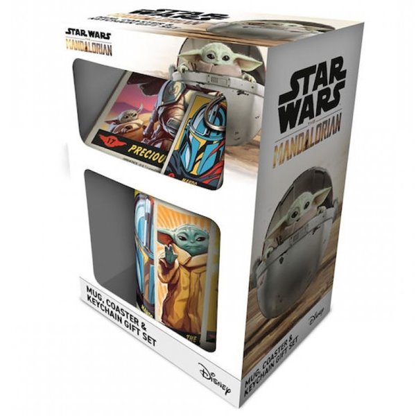 Set Set Hrnek, Klíčenka, Podšálek Star Wars The Mandalorian S2 (Star Wars)